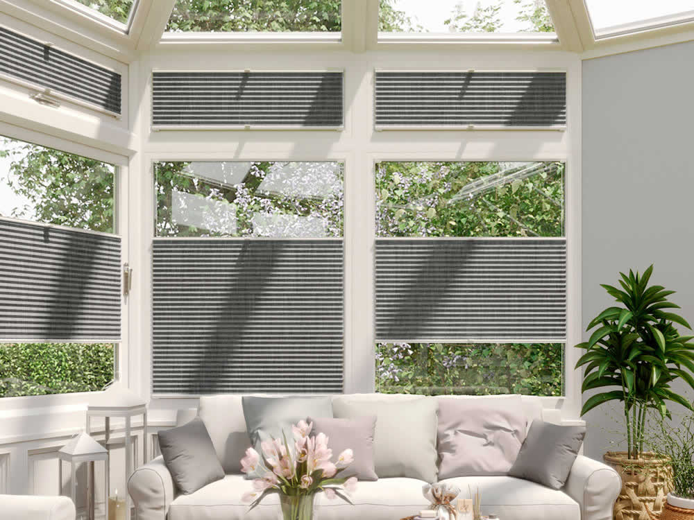 PLİSE & DÜET KIŞ BAHÇESİ PERDESİ PLEATED & DÜETTE SKYLİGHT SHADES